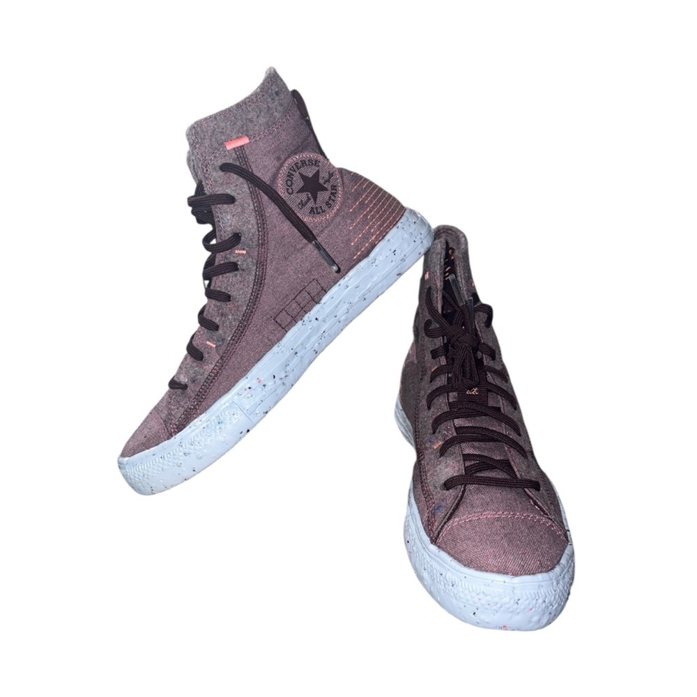 NWB Converse Chunk Taylor AS Crater Hi Red/Burgundy Sneakers Women 9.5 Men’s 7.5 - Picture 8 of 10